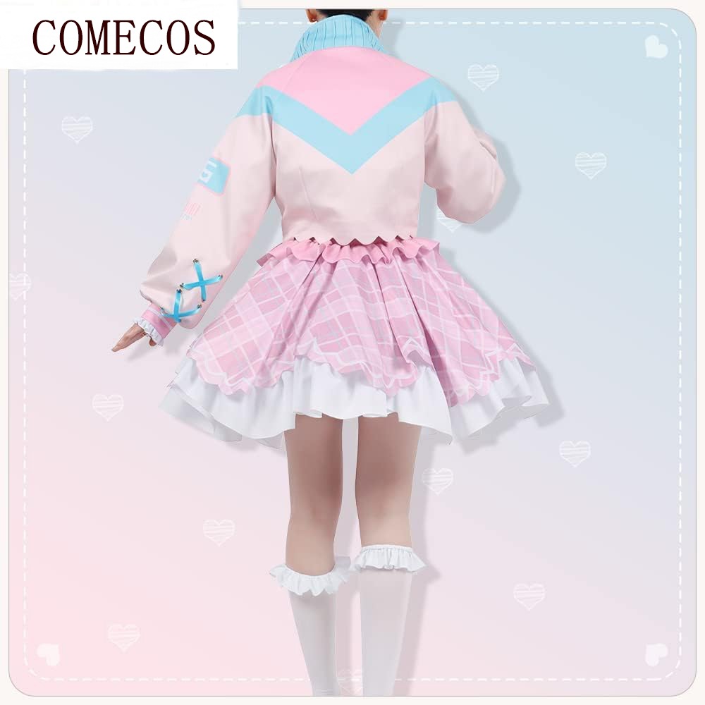 天宮こころ コスプレ衣装+ウィッグ ピンク バーチャルYouTuber コスチューム 変身 仮装 変装 文化祭 学園祭 ハロウィン クリスマス 誕生日 忘年会 学園祭 天宮こころ コスプレ衣装+ウィッグ ピンク バーチャルYouTuber コスチューム 変身 仮装 変装 文化祭 学園祭 ハロウィン クリスマス 誕生日 忘年会 学園祭