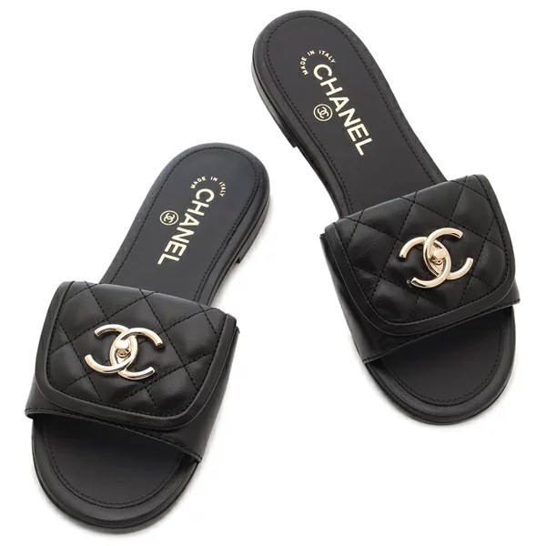 サンダル ミュール CCロゴ ブラック レディース G46119 X01000 94305 サンダル ミュール CCロゴ ブラック レディース G46119 X01000 94305