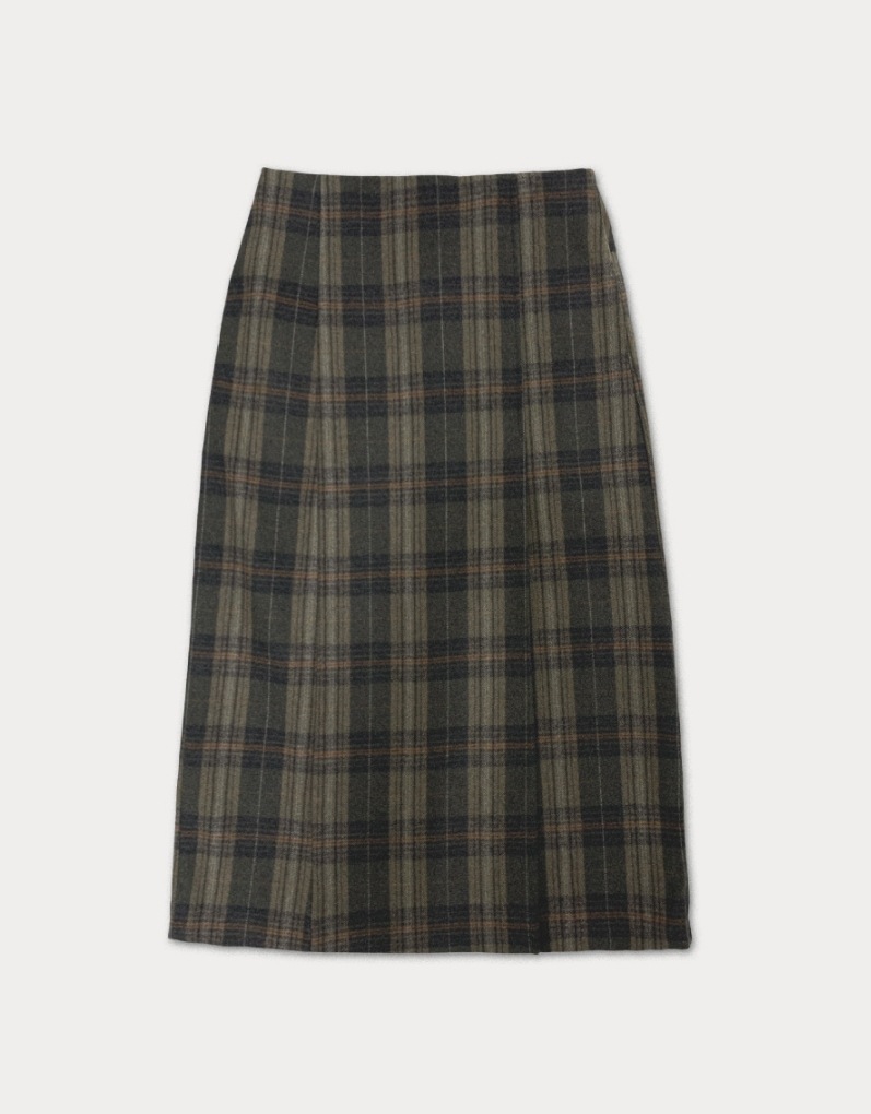 Vintage check wool skirt Vintage check wool skirt