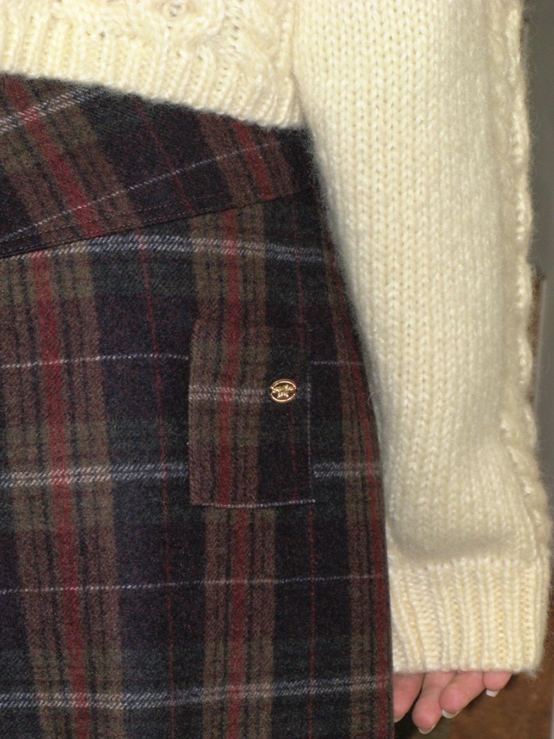 Vintage check wool skirt Vintage check wool skirt