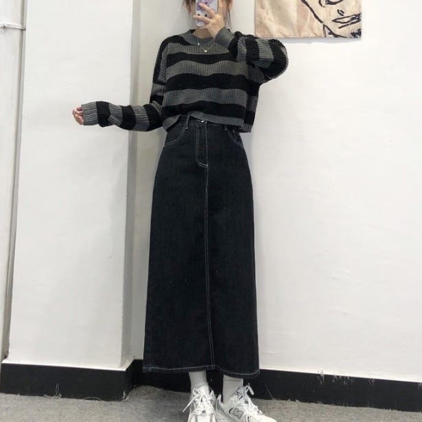 スカート ボトムス ペンシルスカート デニム ブルー ミモレ丈 ストレート カラーデニム バックスリット ワントーン 大人女子 カジュアル セクシー HIPHOP スポーティー お洒落 おしゃれ lb スカート ボトムス ペンシルスカート デニム ブルー ミモレ丈 ストレート カラーデニム バックスリット ワントーン 大人女子 カジュアル セクシー HIPHOP スポーティー お洒落 おしゃれ lb