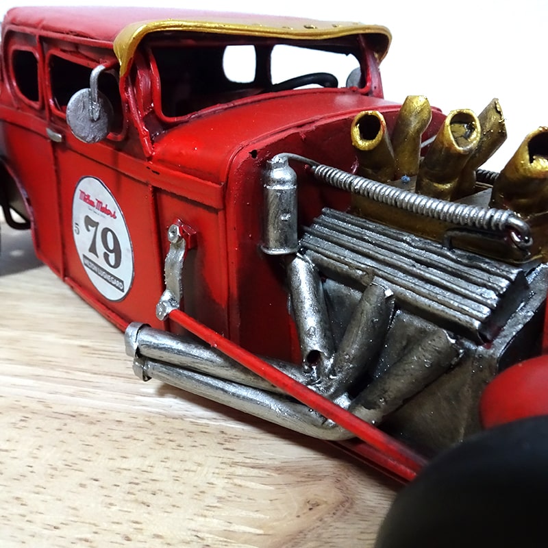 ビンテージカー スポーツカー オブジェ かっこいい ブリキ 置物 RED HOT ROD 79 おもちゃ アンティーク 車 レトロ アメリカン レッド 雑貨 かわいい インテリア おしゃれ アンティー ビンテージカー スポーツカー オブジェ かっこいい ブリキ 置物 RED HOT ROD 79 おもちゃ アンティーク 車 レトロ アメリカン レッド 雑貨 かわいい インテリア おしゃれ アンティー