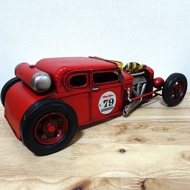 ビンテージカー スポーツカー オブジェ かっこいい ブリキ 置物 RED HOT ROD 79 おもちゃ アンティーク 車 レトロ アメリカン レッド 雑貨 かわいい インテリア おしゃれ アンティー ビンテージカー スポーツカー オブジェ かっこいい ブリキ 置物 RED HOT ROD 79 おもちゃ アンティーク 車 レトロ アメリカン レッド 雑貨 かわいい インテリア おしゃれ アンティー