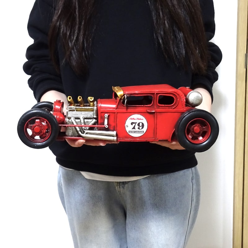 ビンテージカー スポーツカー オブジェ かっこいい ブリキ 置物 RED HOT ROD 79 おもちゃ アンティーク 車 レトロ アメリカン レッド 雑貨 かわいい インテリア おしゃれ アンティー ビンテージカー スポーツカー オブジェ かっこいい ブリキ 置物 RED HOT ROD 79 おもちゃ アンティーク 車 レトロ アメリカン レッド 雑貨 かわいい インテリア おしゃれ アンティー
