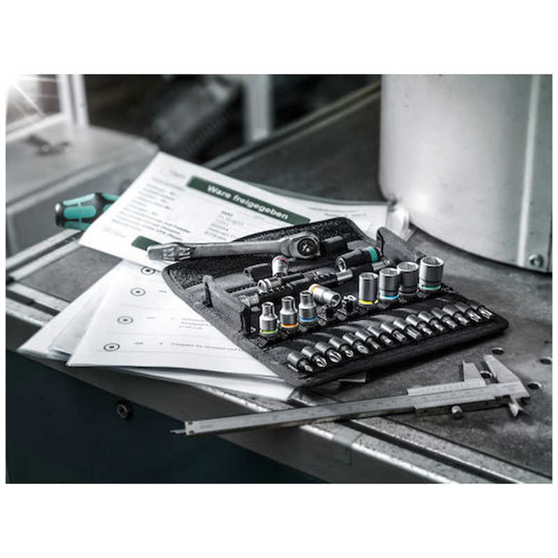 WERA社 8100SA8 サイクロップラチェットメタルセット 1/4 4018 WERA社 8100SA8 サイクロップラチェットメタルセット 1/4 4018