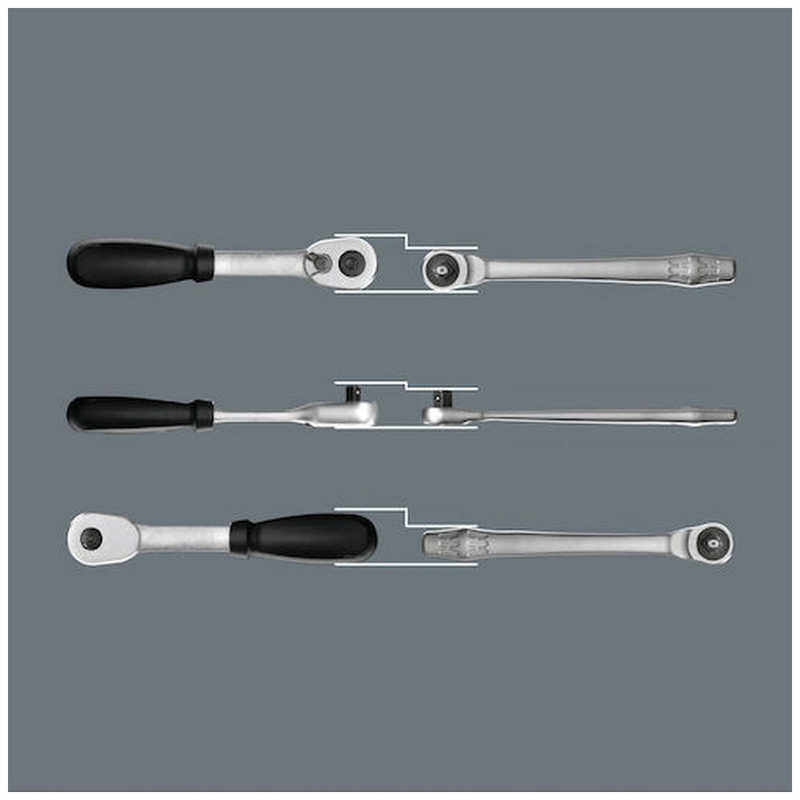 WERA社 8100SA8 サイクロップラチェットメタルセット 1/4 4018 WERA社 8100SA8 サイクロップラチェットメタルセット 1/4 4018