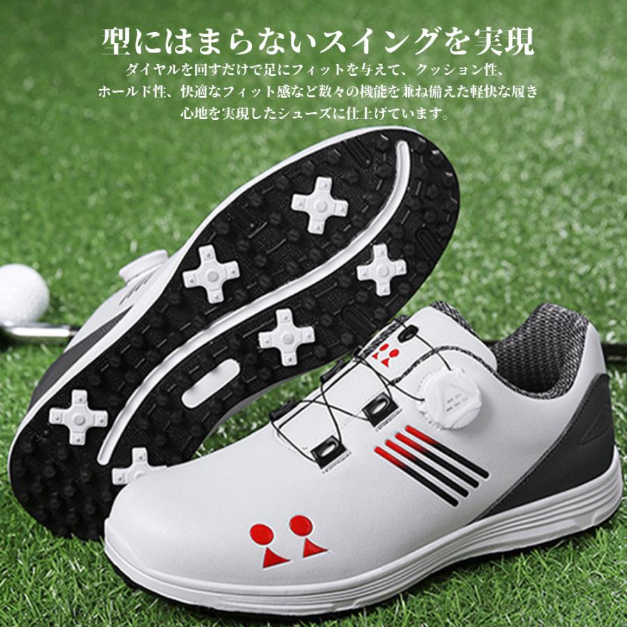 ゴルフシューズ メンズ レディース スニーカー 防水 耐久 大きいサイズ ダイヤル式 幅広い スパイクレス 軽量 動きやすい 練習場 白 安い おすすめ おしゃれ ゴルフシューズ メンズ レディース スニーカー 防水 耐久 大きいサイズ ダイヤル式 幅広い スパイクレス 軽量 動きやすい 練習場 白 安い おすすめ おしゃれ