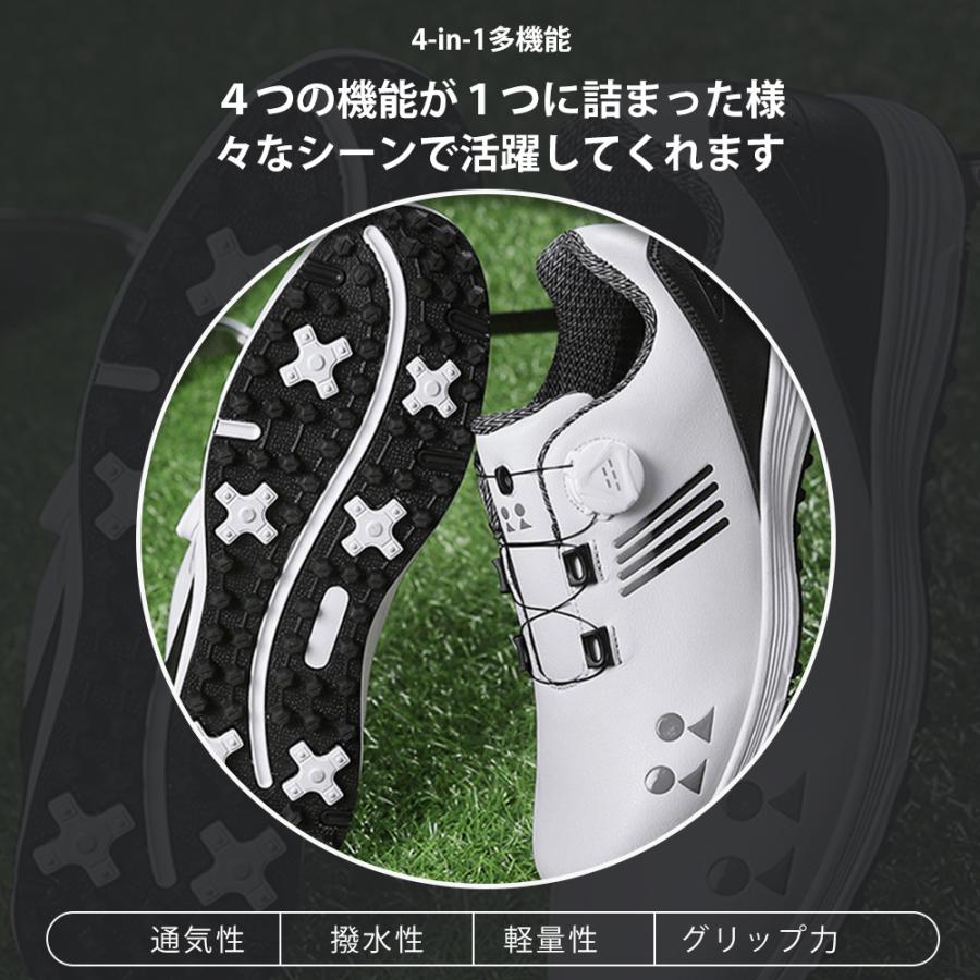 ゴルフシューズ メンズ レディース スニーカー 防水 耐久 大きいサイズ ダイヤル式 幅広い スパイクレス 軽量 動きやすい 練習場 白 安い おすすめ おしゃれ ゴルフシューズ メンズ レディース スニーカー 防水 耐久 大きいサイズ ダイヤル式 幅広い スパイクレス 軽量 動きやすい 練習場 白 安い おすすめ おしゃれ