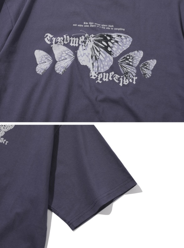 【CPGN STUDIO】23SS★ Blue Butterfly Short Sleeve Tee CPGN STUDIO】 Blue Butterfly Short Sleeve Tee Tシャツ