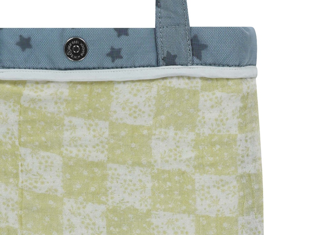 環境に優しい素材 【COYSEIO】 MILKY STAR TOTE BAG : SKY BLUE
