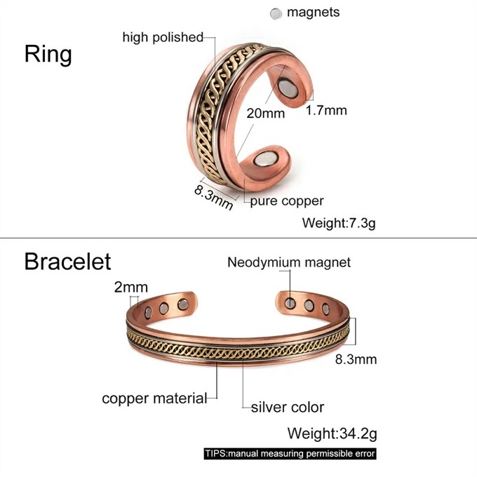 純銅製ジュエリー 純銅磁気ブレスレット エネルギーマグネット付き 磁気ブレスレット ストレス解消 減量 痩身 調節可能 健康エネルギー 高磁石 瞑想 ヨガ 磁気リング 指輪 純銅製ジュエリー 純銅磁気ブレスレット エネルギーマグネット付き 磁気ブレスレット ストレス解消 減量 痩身 調節可能 健康エネルギー 高磁石 瞑想 ヨガ 磁気リング 指輪