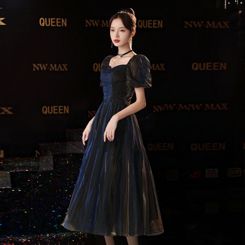 芸術試験ホスト 2024 イブニングドレス女性のためのロングエレガントな宴会パフォーマンス服