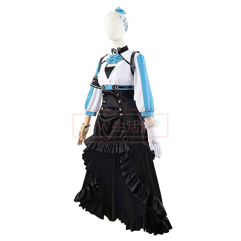 ウマ娘 プリティーダービー 風 メジロラモーヌ コスプレ衣装 靴コスチューム cosplay イベント 演出服 アニメ変装 仮装_3