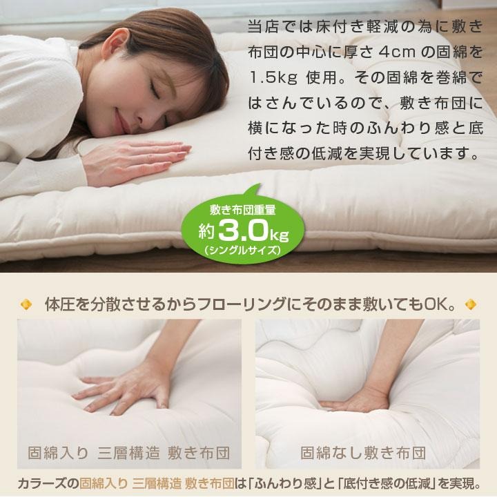 シングル布団7点セット 布団セット 中綿増量固綿入り 敷き布団掛け布団枕掛け布団カバー 敷き布団カバー 収納袋付き 抗菌 ピーチスキン 選べるカラー消臭防カビ 寝具