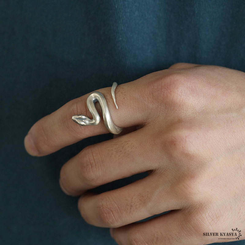 シルバー925 スネークリング [rs209]