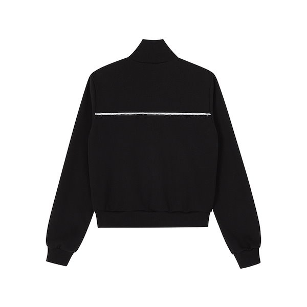 crank レースライン トラックジャケット ブラック CRANK lace line track jacket トラック ジャケット
