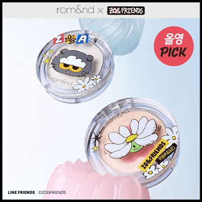 7点　Rom&nd ZO&FRIENDS ZOA ZO&FRIENDS🐾×rom&nd 公式発表きた💄💋👑💅