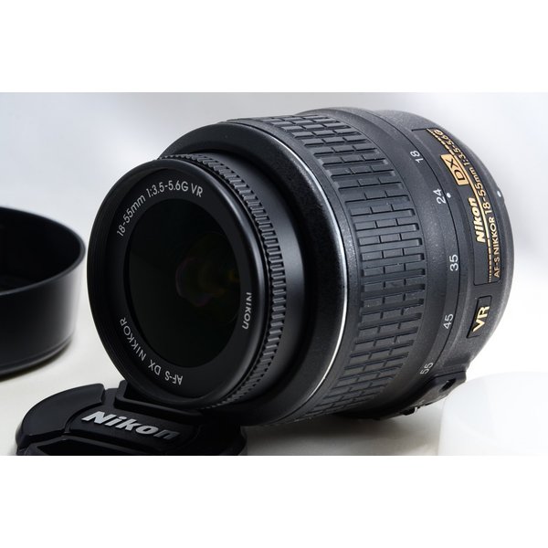 【中古】ニコン Nikon D3100 レンズキット ブラック 美品 一眼レフSDカードストラップ付き