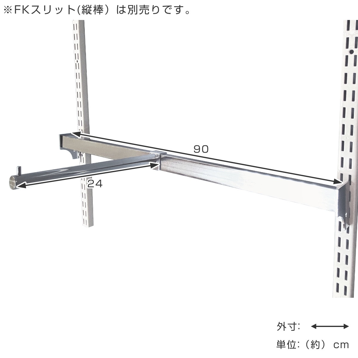 壁面収納 フィットラック コートフックセット 幅90cm パーツ オプション 部品 DIY 収納 フック 壁掛け 吊り下げ コート掛け 掛ける収納 浮かせる収納 可動棚 オープンラック 収納ラック