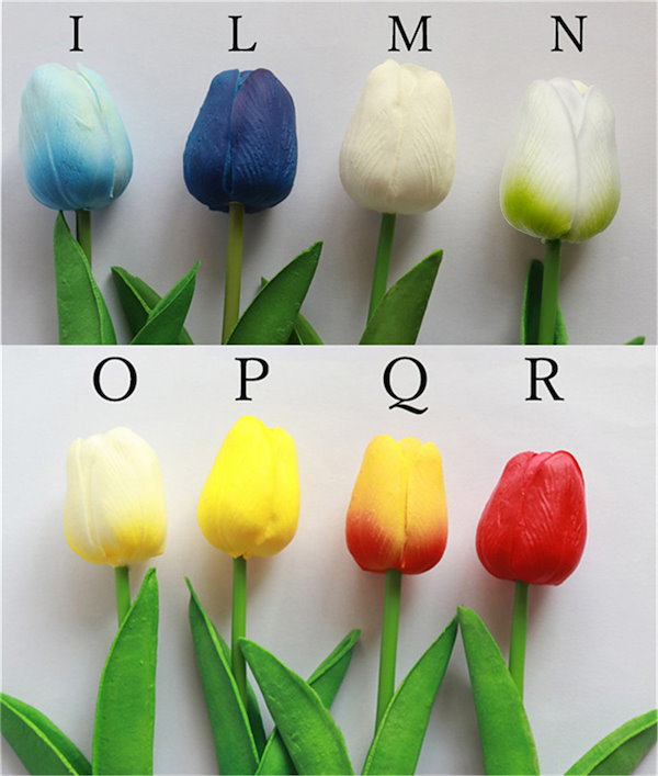 Qoo10] 造花 チューリップ 16color 10