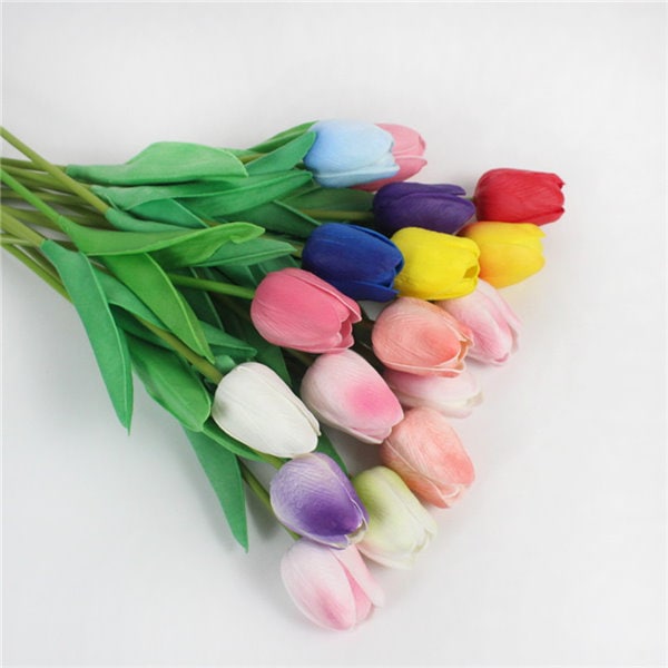 チューリップの造花 Qoo10] 造花 チューリップ 16color 10