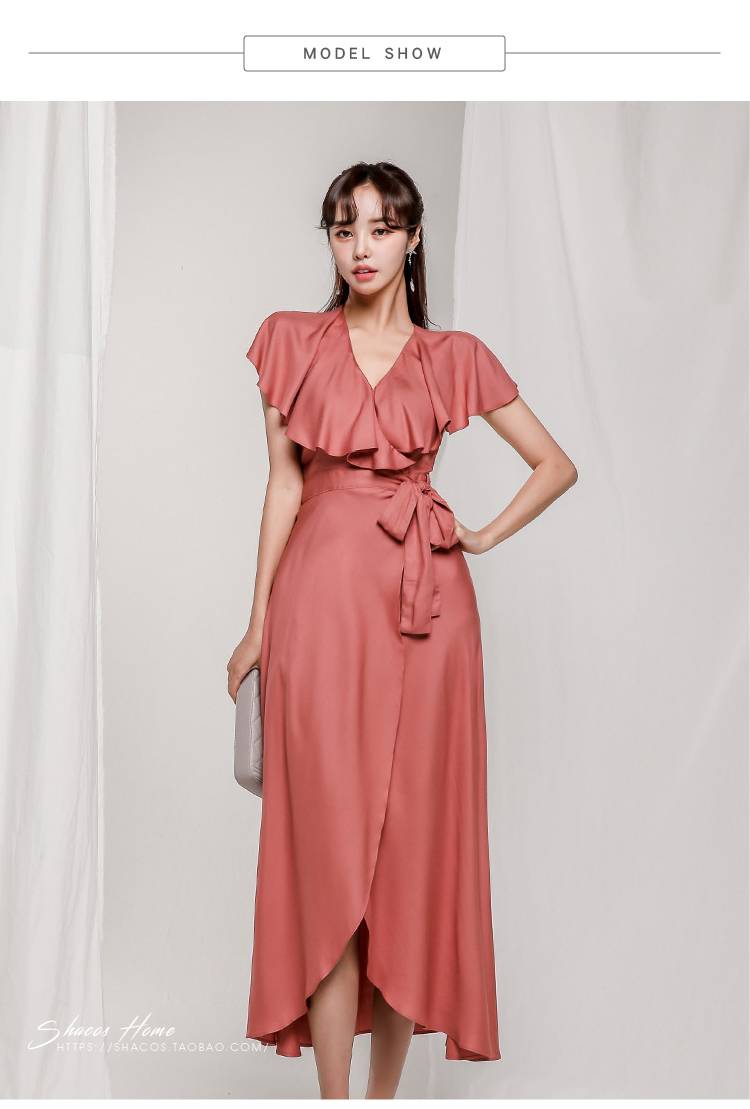 カシュクール ワンピース レディース フレア ロング丈 袖あり 半袖 フレンチ袖 Vネック フリル リボン ウエストリボン ハイウエスト 大人 可愛い きれいめ シンプル 上品 おしゃれ パーティー カシュクール ワンピース レディース フレア ロング丈 袖あり 半袖 フレンチ袖 Vネック フリル リボン ウエストリボン ハイウエスト 大人 可愛い きれいめ シンプル 上品 おしゃれ パーティー