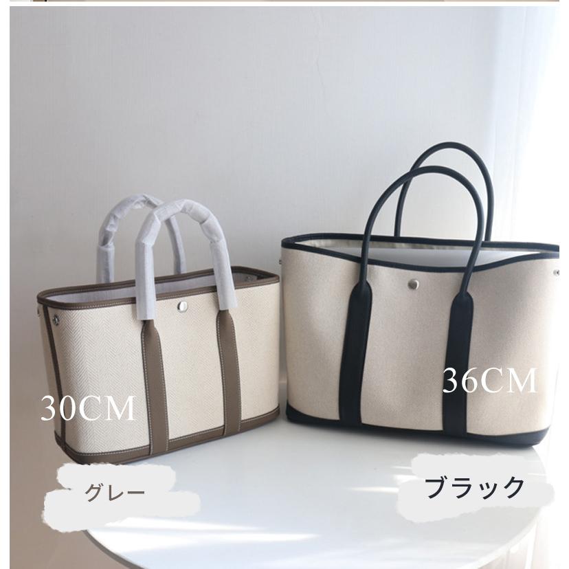 【即納】本革 キャンバス バッグ レディース トートバッグ 上質本牛革 ショルダーバッグ ガーデンパーティンナリ 25/30/36cm 通勤通学 シルクスカーフ付