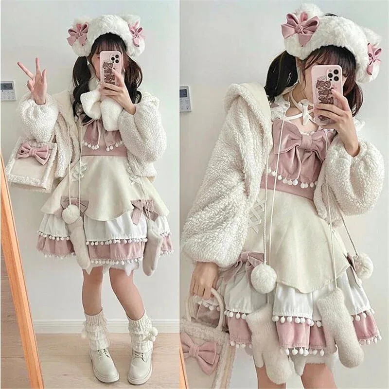 ゴスロリ風 jsk リボン 日常制服 痩せて見える リボン ロリータ ワンピース ゴスロリ風 jsk リボン 日常制服 痩せて見える リボン ロリータ ワンピース