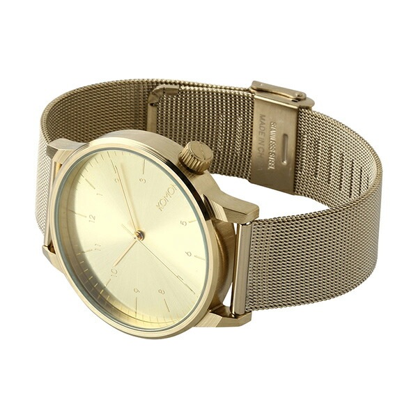 KOMONO コモノ 時計 メンズ レディース ユニセックス ペアウォッチ シェア WINSTON ROYALE 42mm ゴールド メッシュ ステンレス KOM-W2351KOM-W2351 誕生日