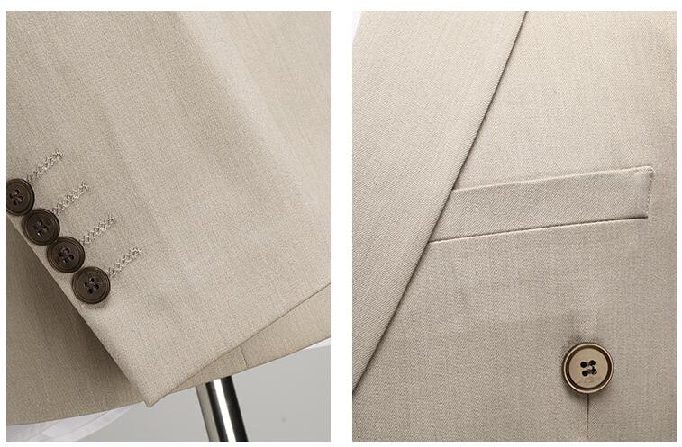 2色メンズスーツセット ビジネススーツ 2ピーススーツ フォーマルスーツ 結婚式 セットアップ ジャケット+パンツ 韓国風 スリムスーツ 2点セット 通勤 パーティー 披露宴 成人式 紳士服 父の日