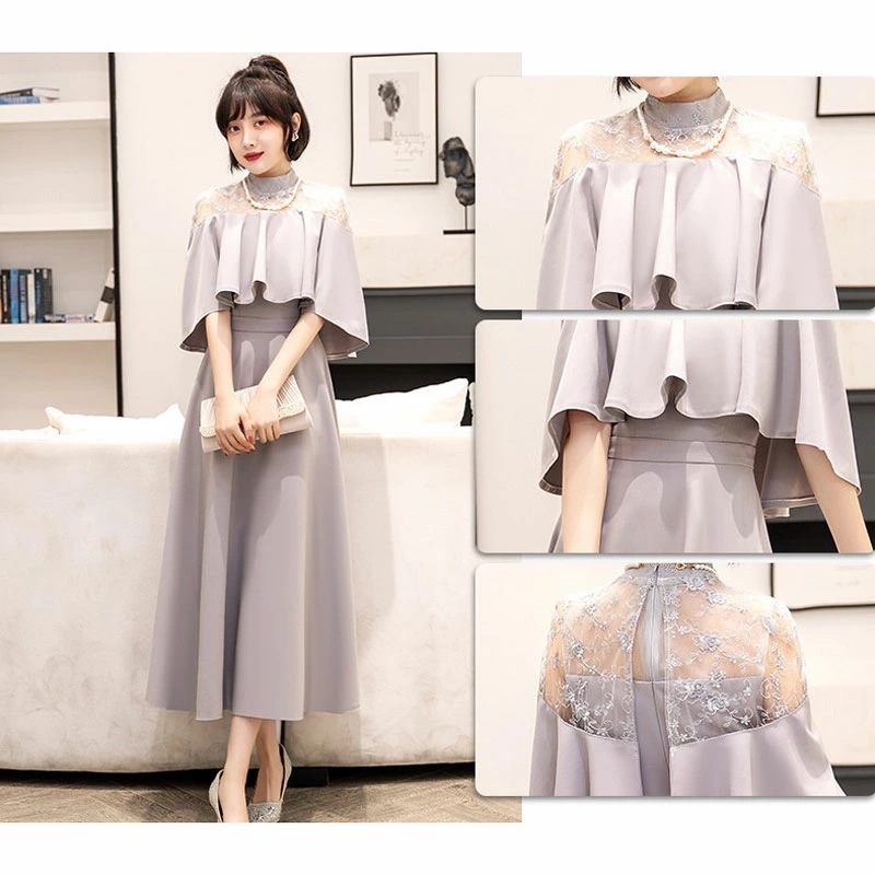 【即納】パーティードレス ロングワンピース 総レース シースルー袖 長袖 ロング丈 結婚式 披露宴 二次会 お呼ばれ ベージュ 黒 ブラック グレー ネイビー グリーン ミント ワインレッド20代 3 【即納】パーティードレス ロングワンピース 総レース シースルー袖 長袖 ロング丈 結婚式 披露宴 二次会 お呼ばれ ベージュ 黒 ブラック グレー ネイビー グリーン ミント ワインレッド20代 3