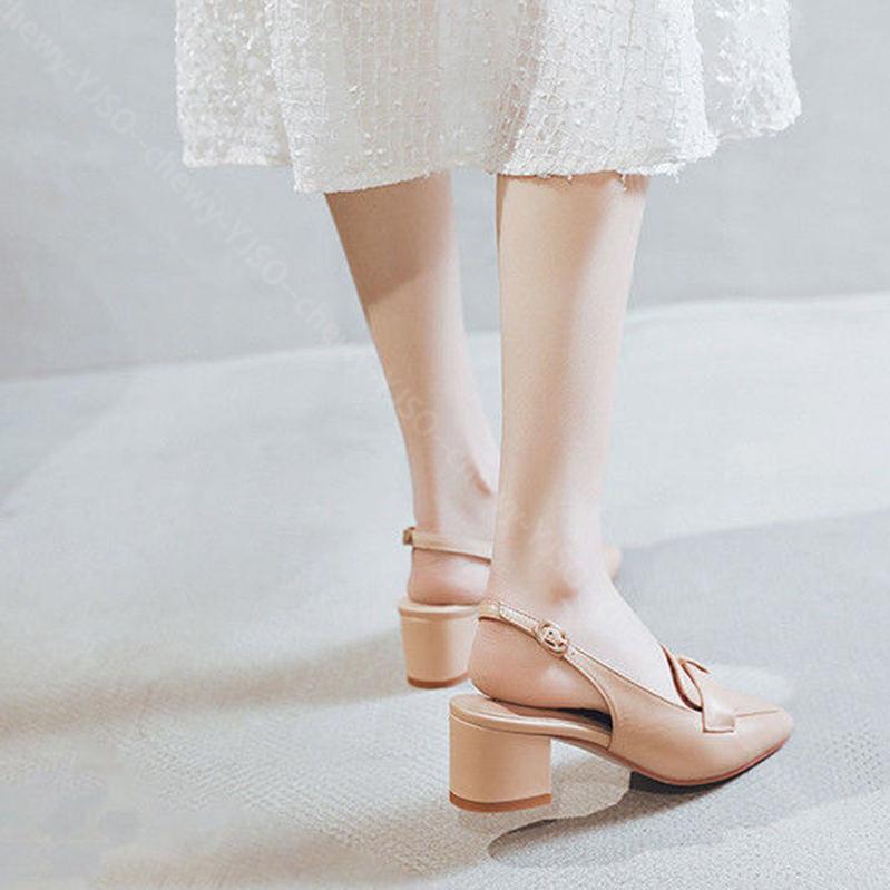 777円OFFクーポン バックストラップ パンプス 痛くない 太めヒール ミドルヒール 5cm 歩きやすい スクエアトゥ 美脚パンプス ストラップ 疲れない オフィスサンダル ドレスシューズ フォーマ