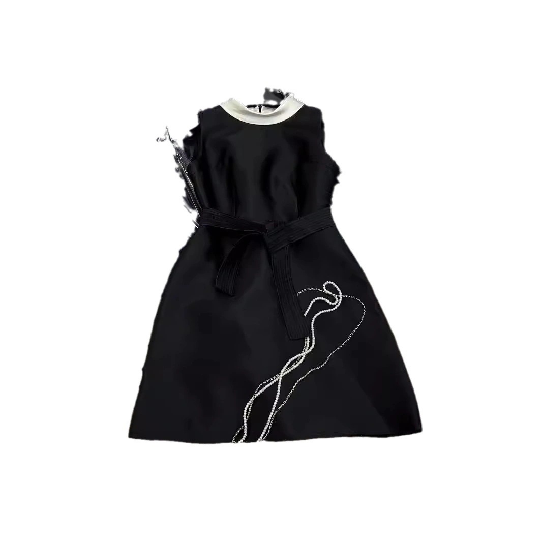 ドレスヘップバーン風しょうとつしょく腰をすぼめるハイエンドワンピース着痩せドレス