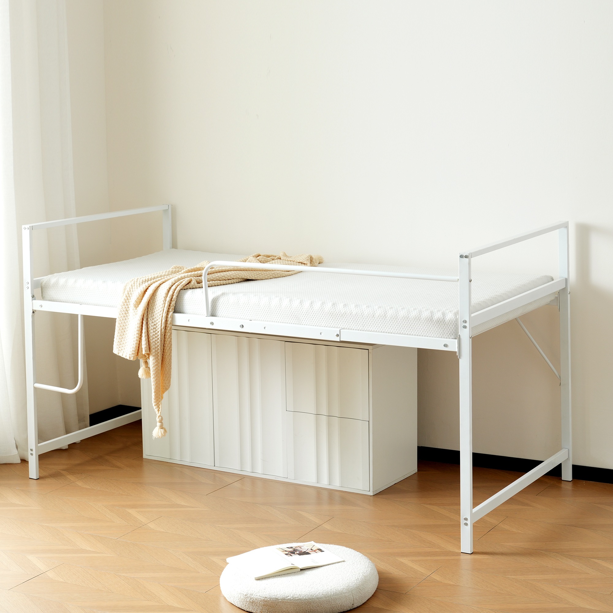 89【高さ110cm】ロフトベッド パイプベッド シングル システムベッド ロータイプ 収納 北欧風 大人 一人暮らし スチール 耐震 ベッド99 89【高さ110cm】ロフトベッド パイプベッド シングル システムベッド ロータイプ 収納 北欧風 大人 一人暮らし スチール 耐震 ベッド99