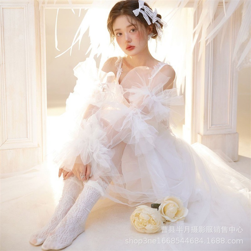 ヴィンテージウェディングドレス新しいドレスアートフォトテーマ服 ヴィンテージウェディングドレス新しいドレスアートフォトテーマ服