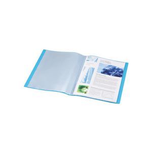 （まとめ）TANOSEE クリアブック（透明表紙） A4タテ 24ポケット クリア 40冊