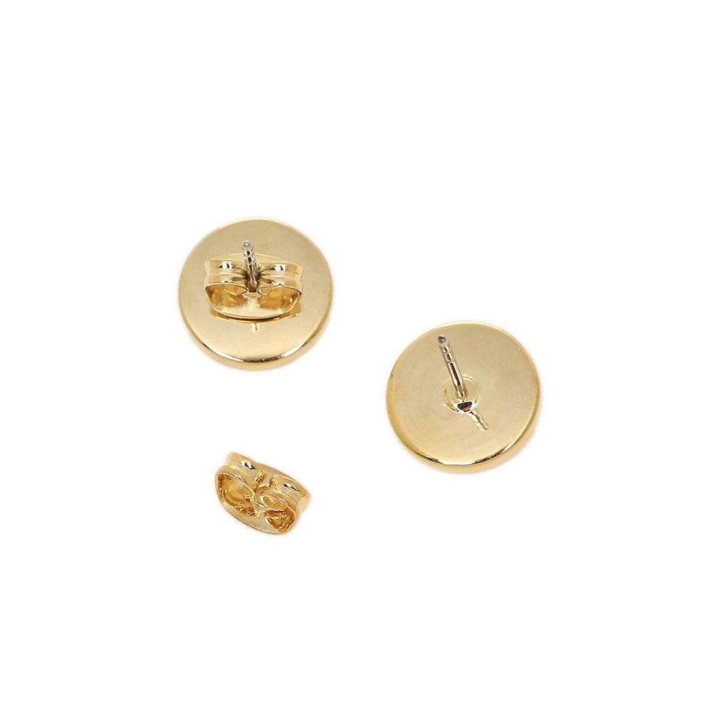 100%正規品♥可愛い Stone入り Flat ピアス 9789 Stone Flat Earrings ピアス 9789 ピアス