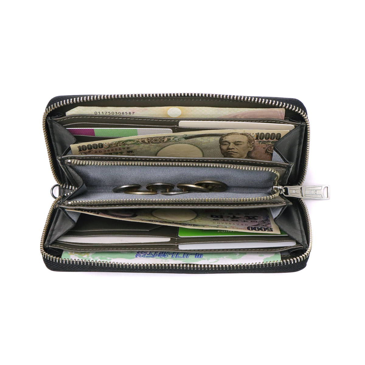 ELVA LONG ROUND ZIP WALLET 本革 メンズ レディース 032170 ELVA LONG ROUND ZIP WALLET 本革 メンズ レディース 032170