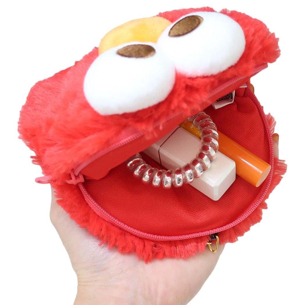 Qoo10] セサミストリート 定期入れ ぬいぐるみパ