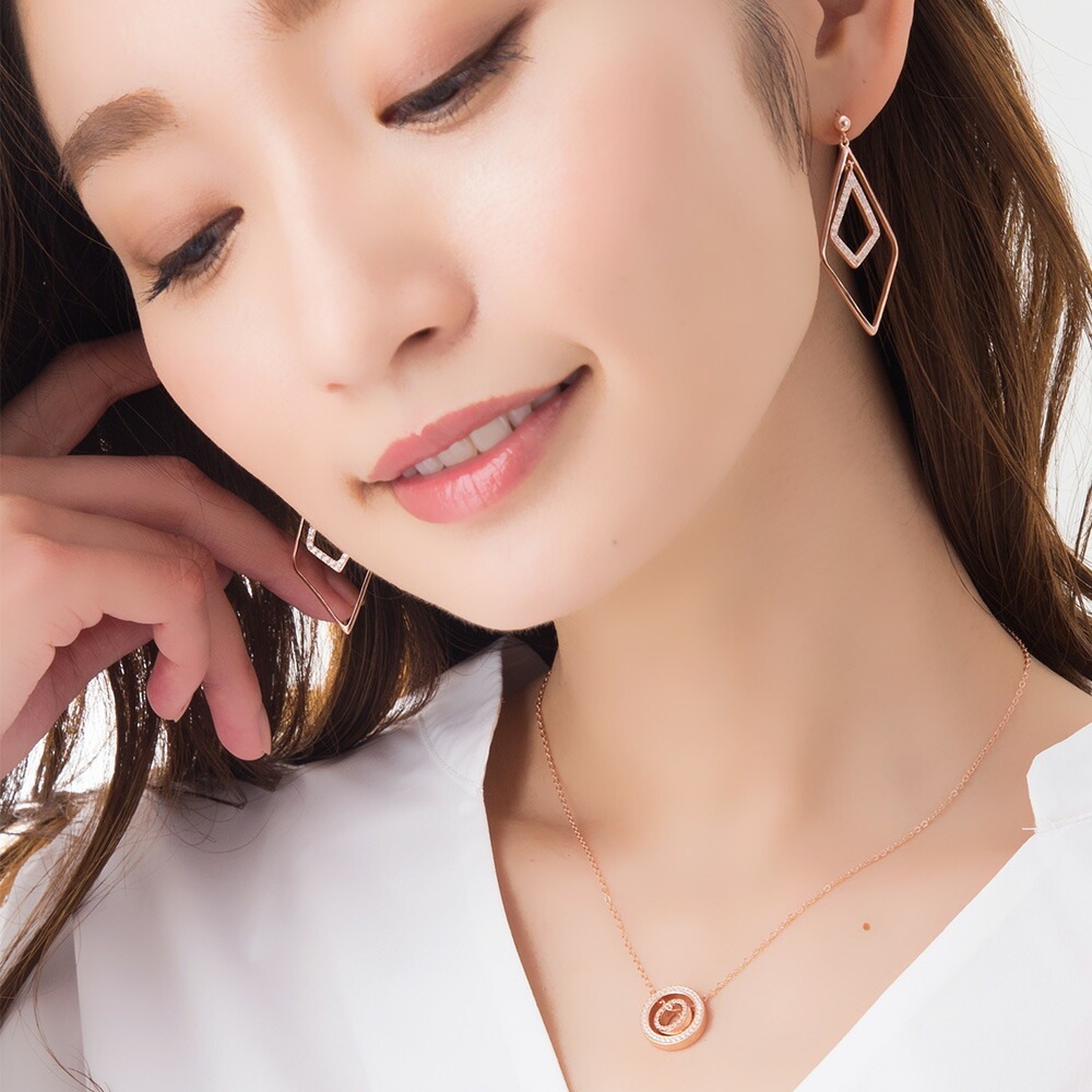 ネックレス レディース 925 ペンダント 一粒 cz シンプル 金属アレルギー対応 ジュエリー アクセサリー ダブルリング ピンクゴールド SILVER925 プレゼント ギフト カジュアル ネックレス レディース 925 ペンダント 一粒 cz シンプル 金属アレルギー対応 ジュエリー アクセサリー ダブルリング ピンクゴールド SILVER925 プレゼント ギフト カジュアル