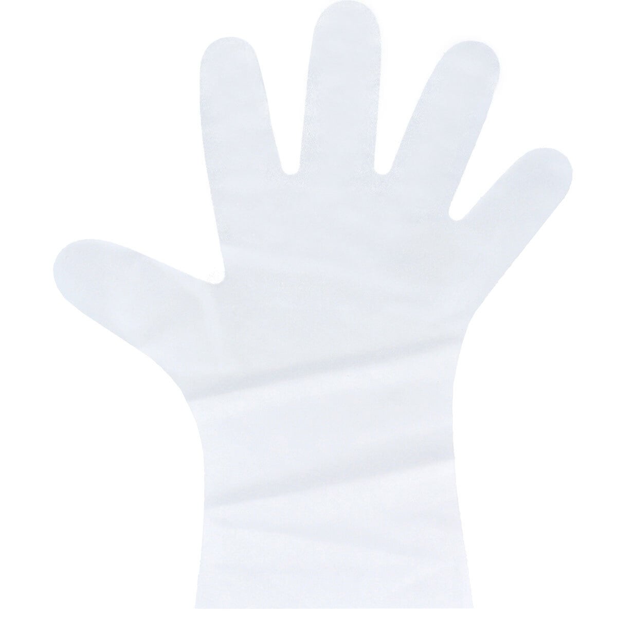 使い捨てポリ手袋 エブノ No.3061 エブケアシルキーグローブ 半透明 Mサイズ 100枚入り X10箱