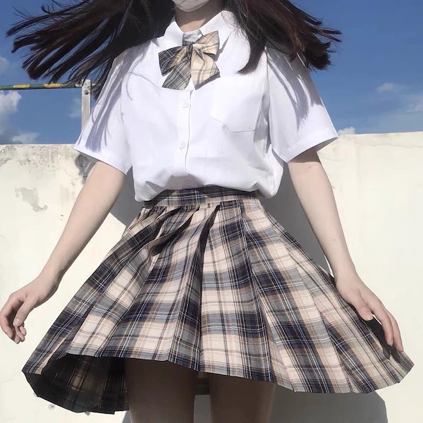 Qoo10] 【3点セット】大人気jk制服セットかわい