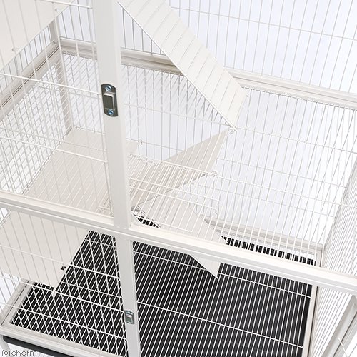 アウトレット品 4階建て大型ケージ ホワイト 組立確認済 ケージ 180サイズ チンチラ CRC50―65―15―10―00 アウトレット品 4階建て大型ケージ ホワイト 組立確認済 ケージ 180サイズ チンチラ CRC50―65―15―10―00