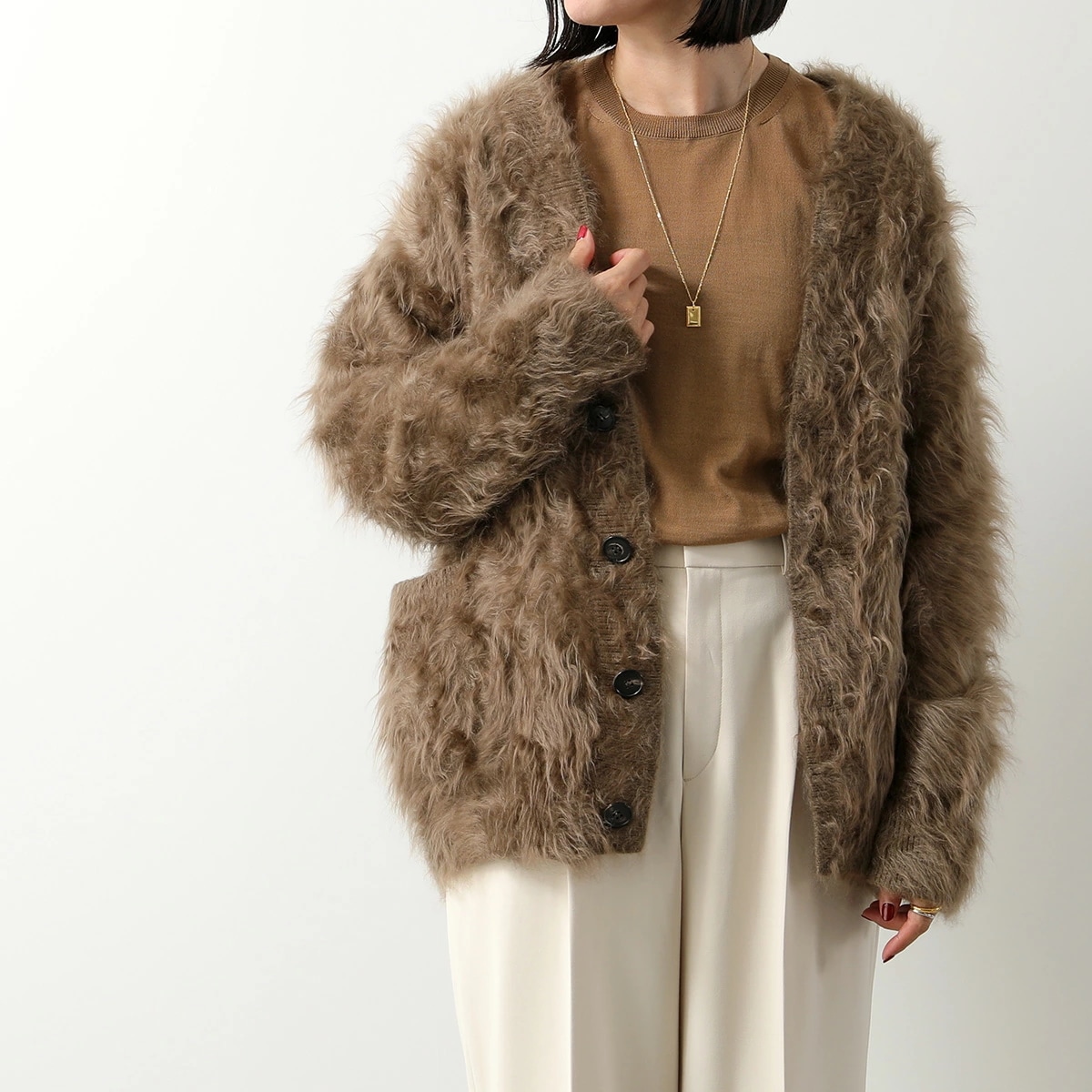 MAX MARA マックスマーラ ニット PESCO ペスコ レディース ピュア ウール クルーネック 18ゲージ メリヤス編み 長袖 セーター カラー2色