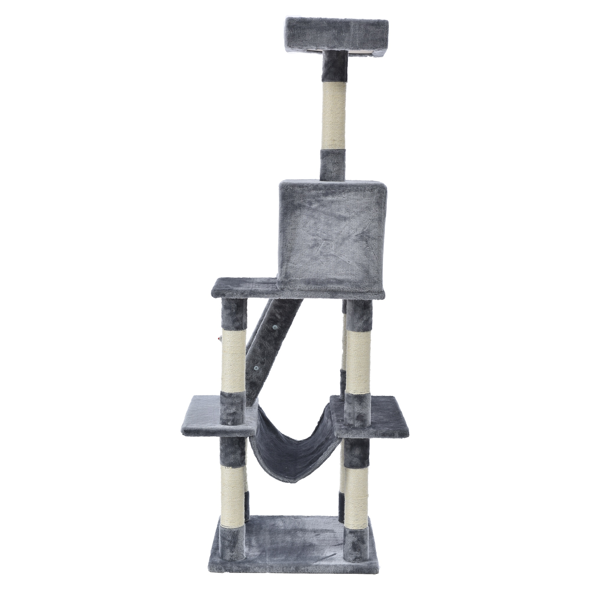 【国内出荷 - 3日配達】キャットタワー 据え置き 麻紐全高155cm 【国内出荷 - 3日配達】キャットタワー 据え置き 麻紐全高155cm