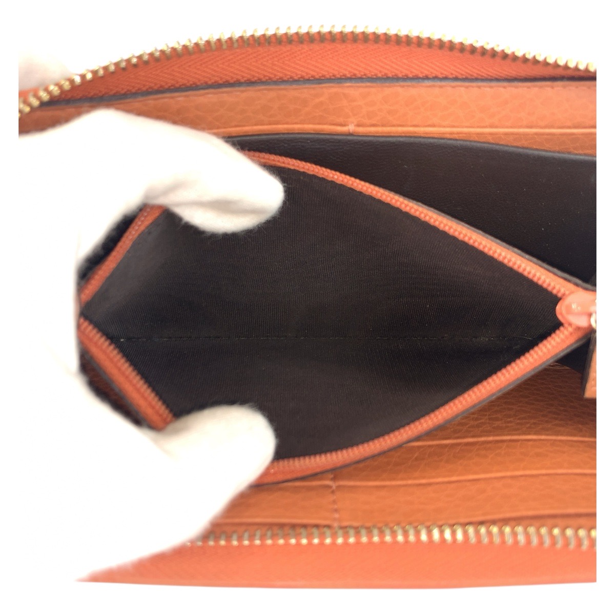 美品 バンブー ベージュ ピンク ゴールド金具 GGキャンバス/レザー 224253 長財布 ロングウォレット レディース 504231