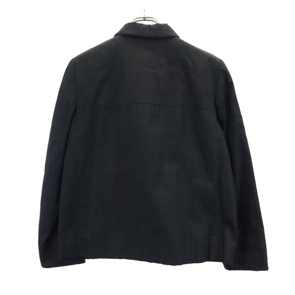 日本製 三陽商会 シャツ風 ジャケット 42 ブラック レディース