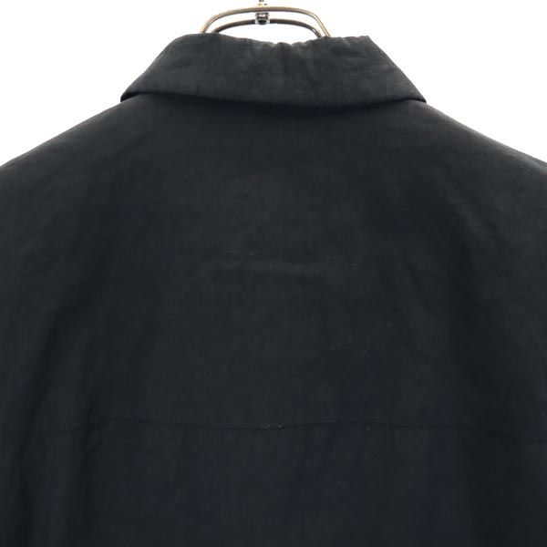 日本製 三陽商会 シャツ風 ジャケット 42 ブラック レディース