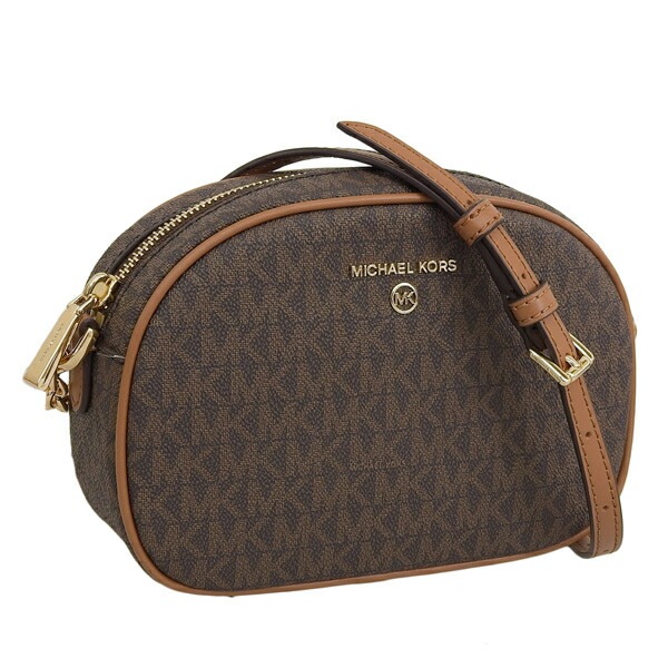 マイケルコース バッグ レディース ショルダーバッグ アウトレット ブラウン JET SET CHARM SM OVAL CMRA XBODY 32F2GT9C0B-BRNACOR MICHAEL K