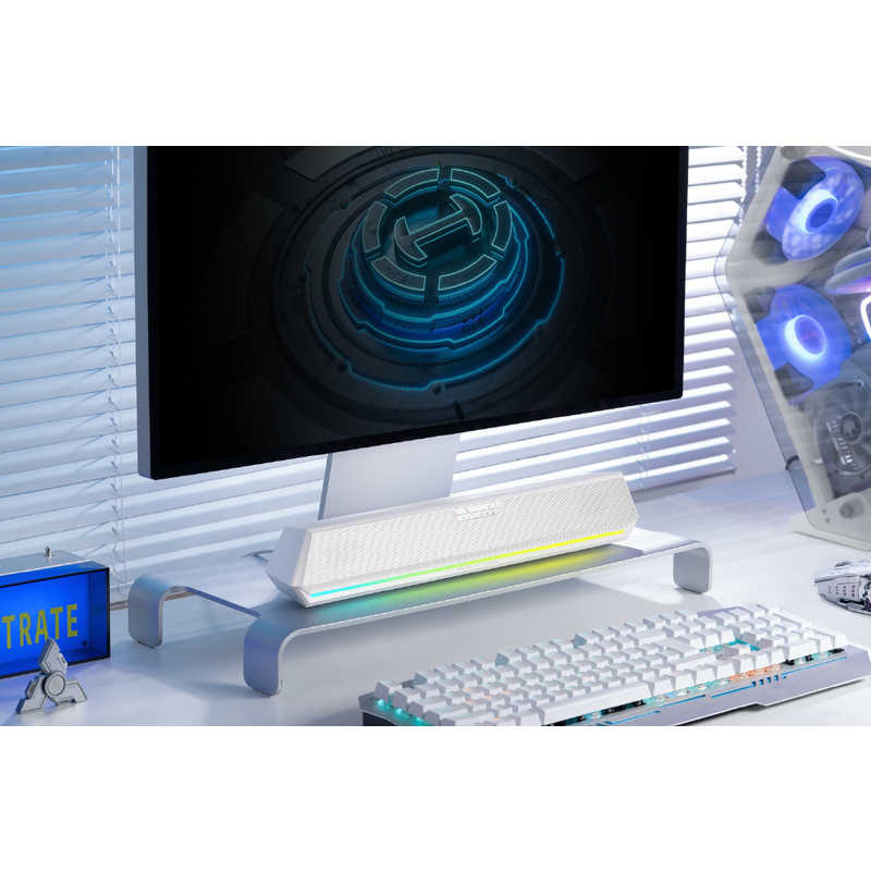 EDIFIRE　Edifier社製Hecate バーチャル7.1サラウンドゲーミングスピーカー G1500BAR(ブラック)　ED-G1500BAR-BK